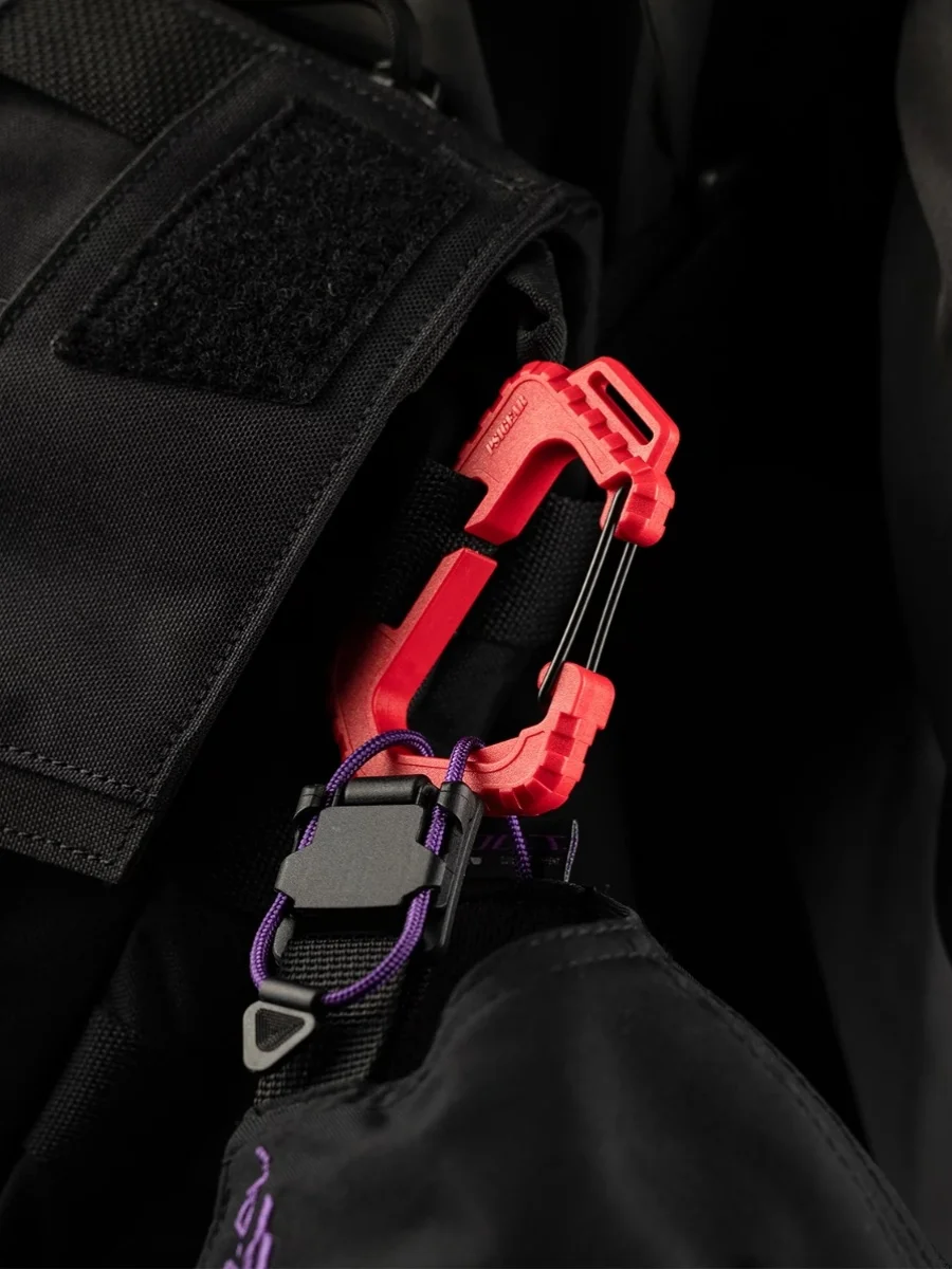 PSIGEAR Multifunctional Quick Hang D-Ring PK52040 Tactical MOLLE Hook Buckle DIY Accessory Parts Sports Outdoor Gear
