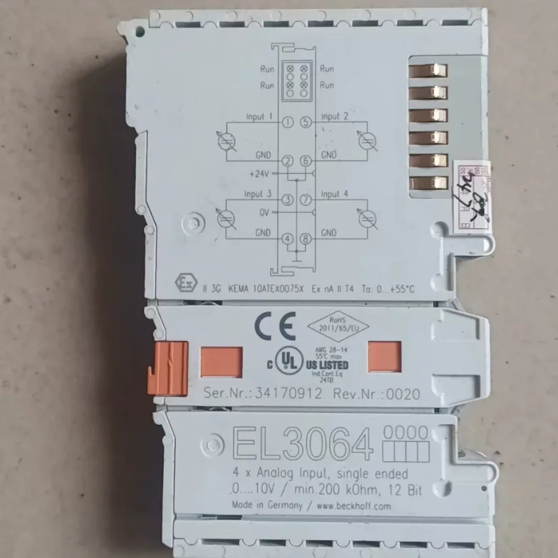 

Second hand EL3064 PCL tested OK and shipped quicklys