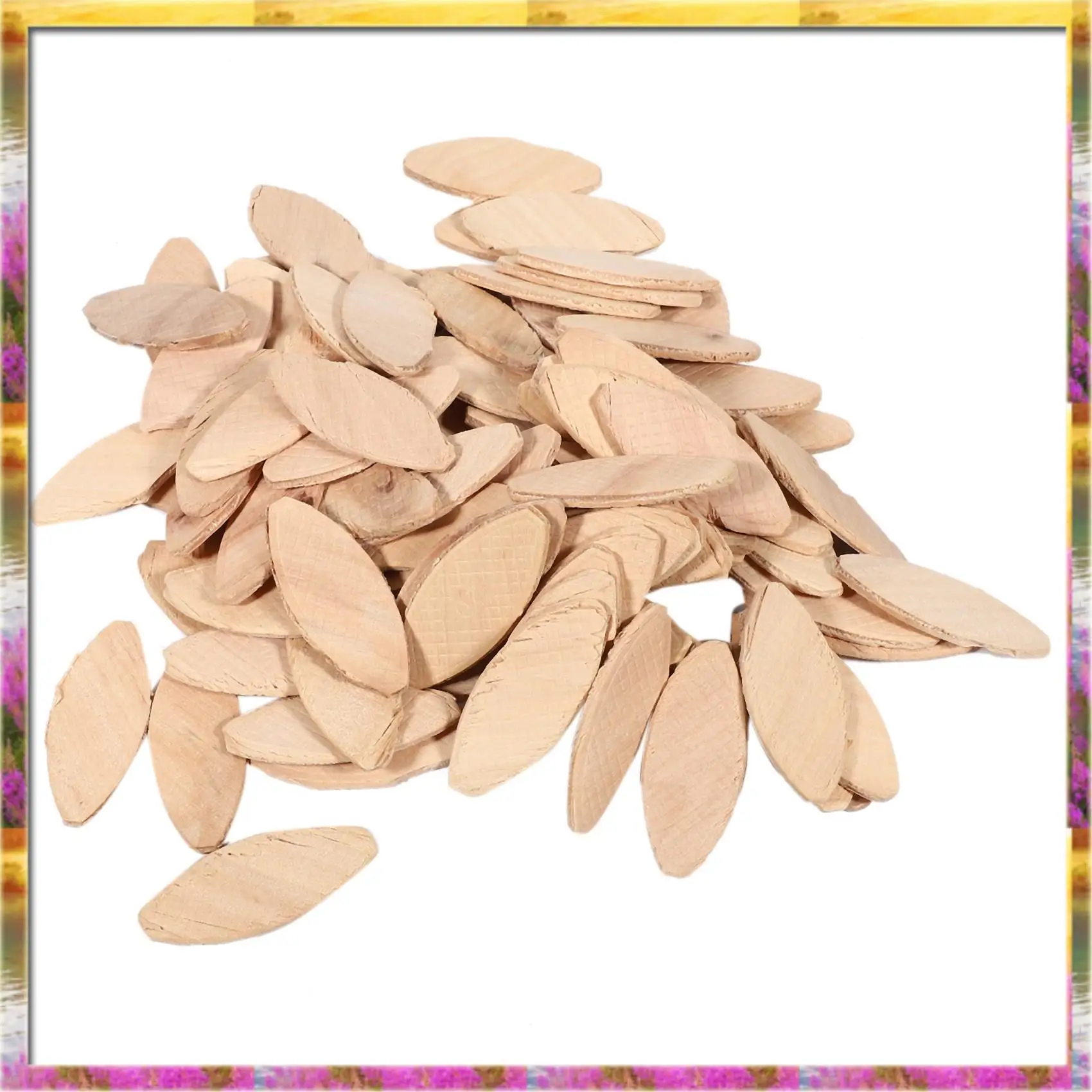 Must Have 100Pcs No.20  Assorted Wood Biscuits For Tenon Machine Woodworking Biscuit Jointer
