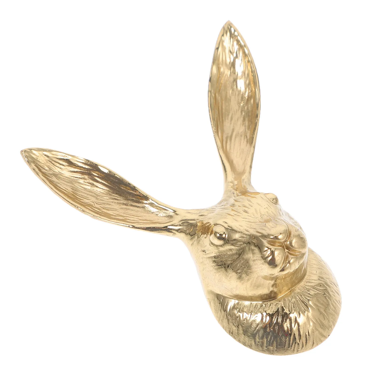 Brass Bunny Head Cabinet Handle Cute Animal Drawer Pull Knob for Wardrobe Dresser Nursery Furniture Hardware Wardrobe Pulls