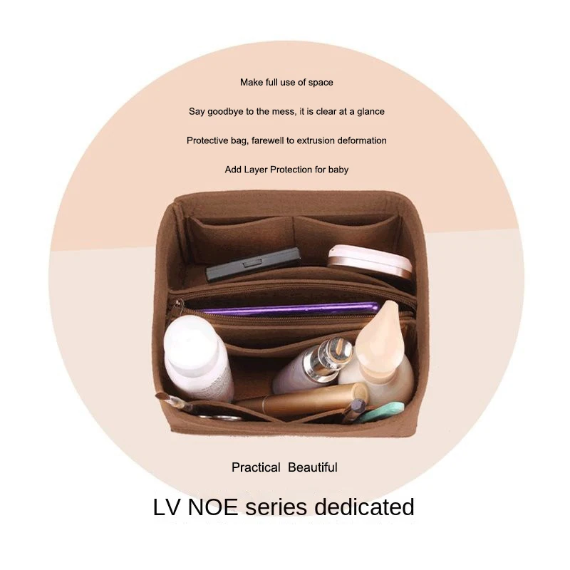 EverToner مقسم حقيبة إدراج ل l-v Noe المنظم ورأى المواد مقسم المشكل حامي مقصورة الملحقات الداخلية حقيبة