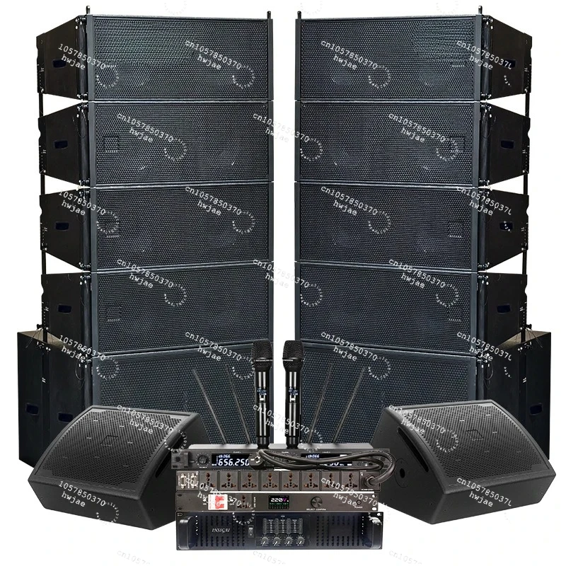 Custom Dual 10 12 Inch Line Array Speaker System Equipo De Sonido Para Eventos Professional Active Passive Line Array Speakers
