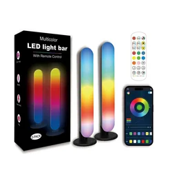 スマートRGB LEDライトバー,リモコン,スマートRGBライトバー,デスクランプ,テレビ,PC,部屋用,2.4g