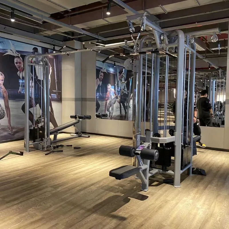 Strength Training Gym Multi-Function Vertical 5-Station Fitness Equipment - Versatile Trainer for Full-Body Workouts