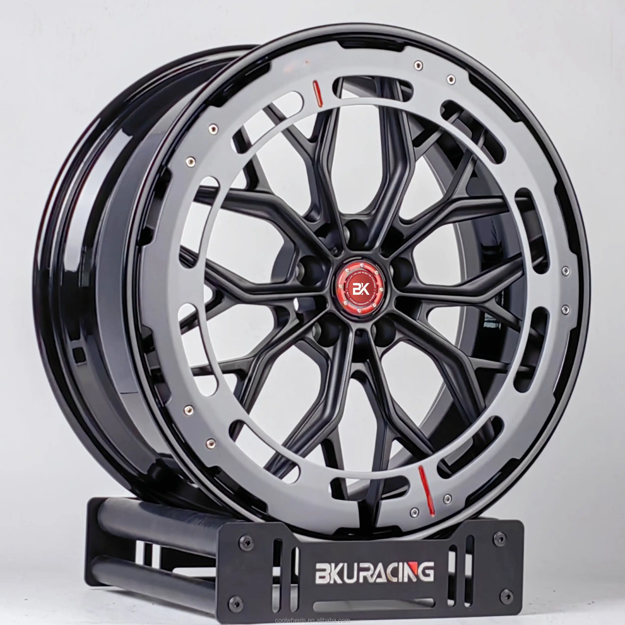 

Bku 2 Piece Wheels for Lamborghini Huracan Urus Aventador Gallardo 20 21 22 Inch Rims Light Weight Alloy Forged 5x112 Wheels