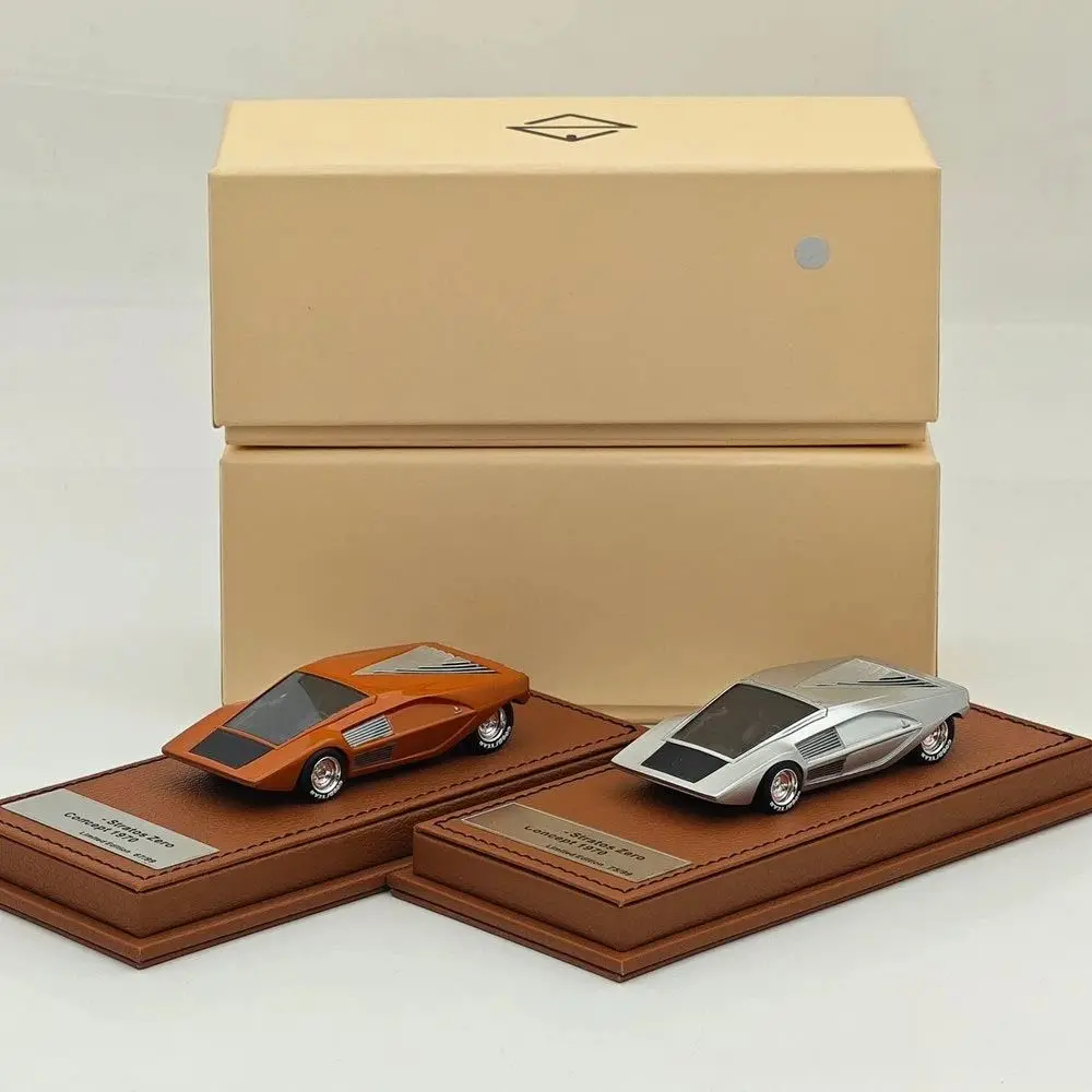 ENGUP 1/43 for 1970 Stratos Zero Concept Resin Model Car Ornament Souvenir Display Collection Hobby Gift