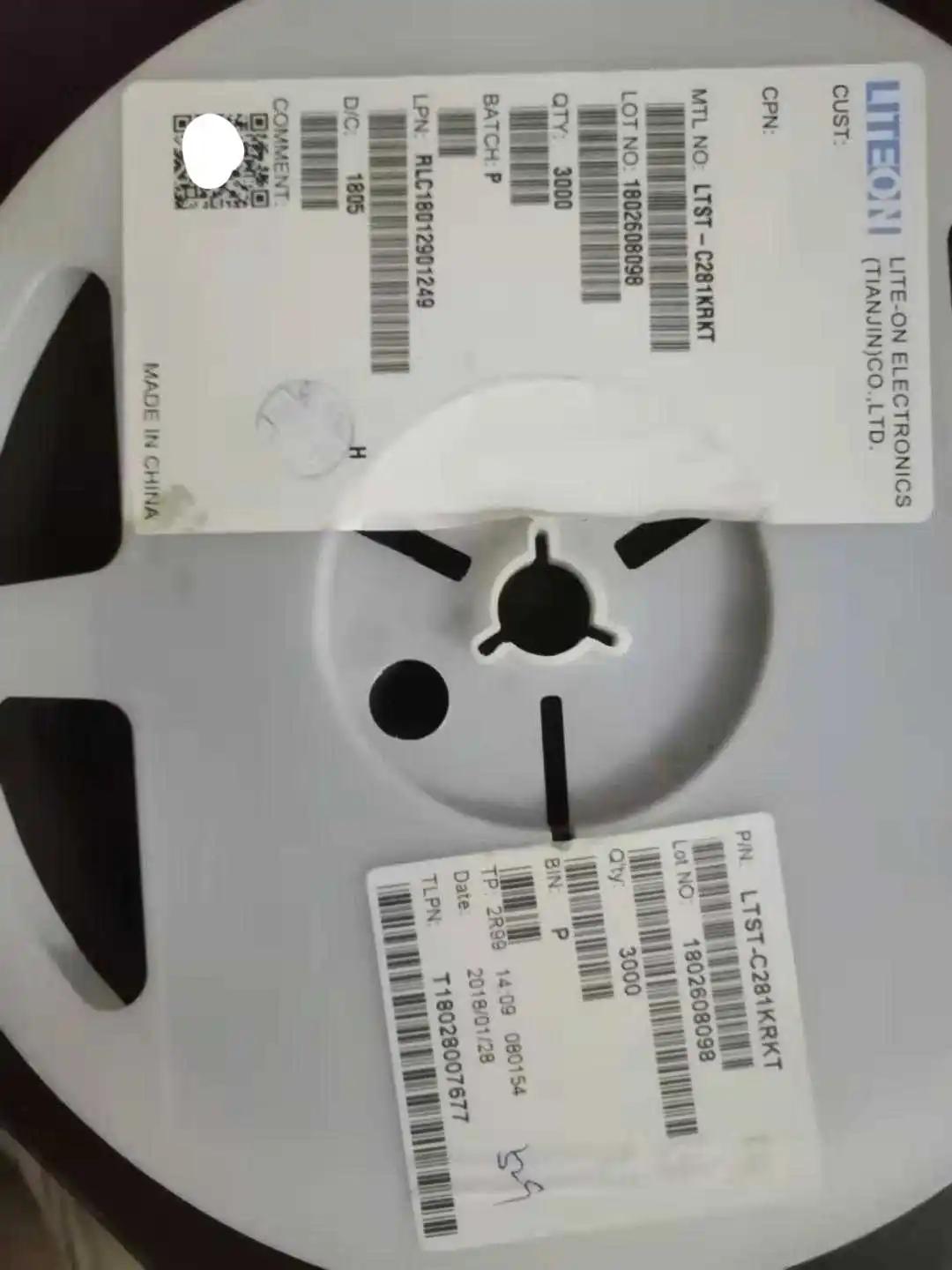 

50Pcs/LTST-C281KRKT Taiwan 0402 (1005) Red light, high brightness LED indicator