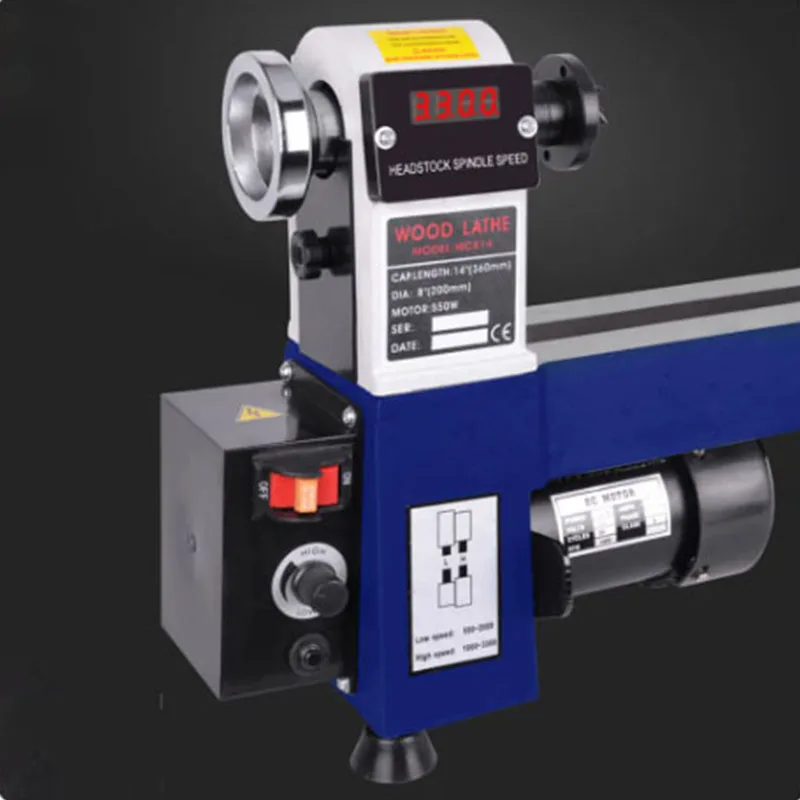 Multifunctional Household Small Wood Turning Machine Woodworking Lathe Turning Tool Woodworking Rotary Machine