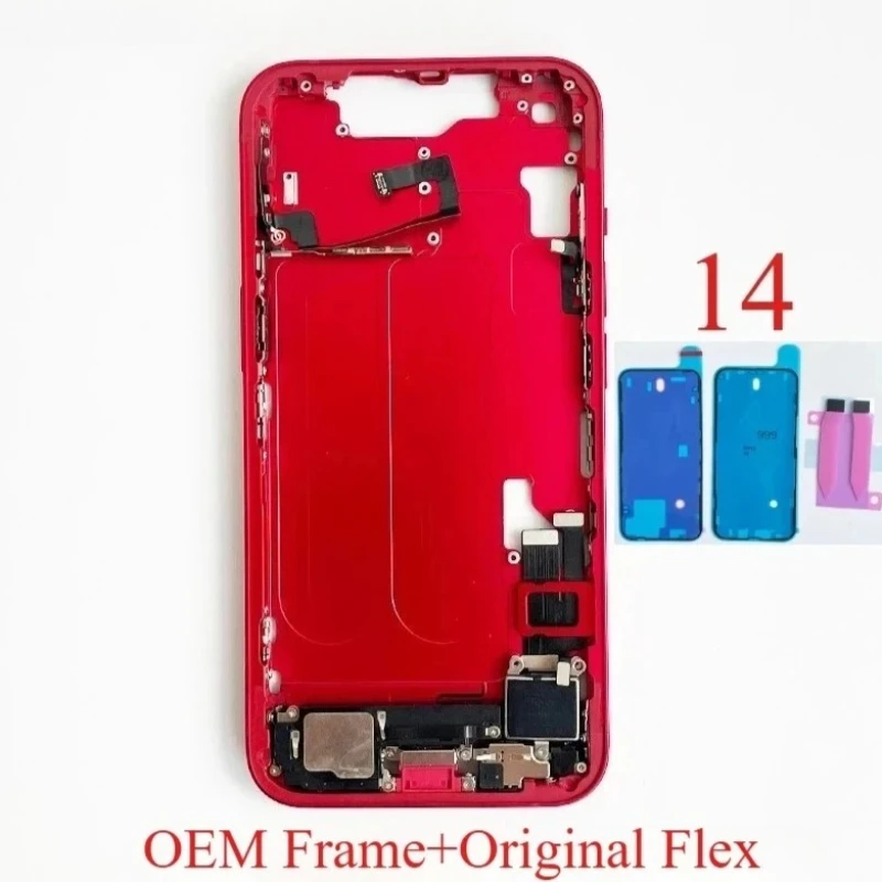 iPhone 14 Full Housing Repair Part Blue Black Purple
