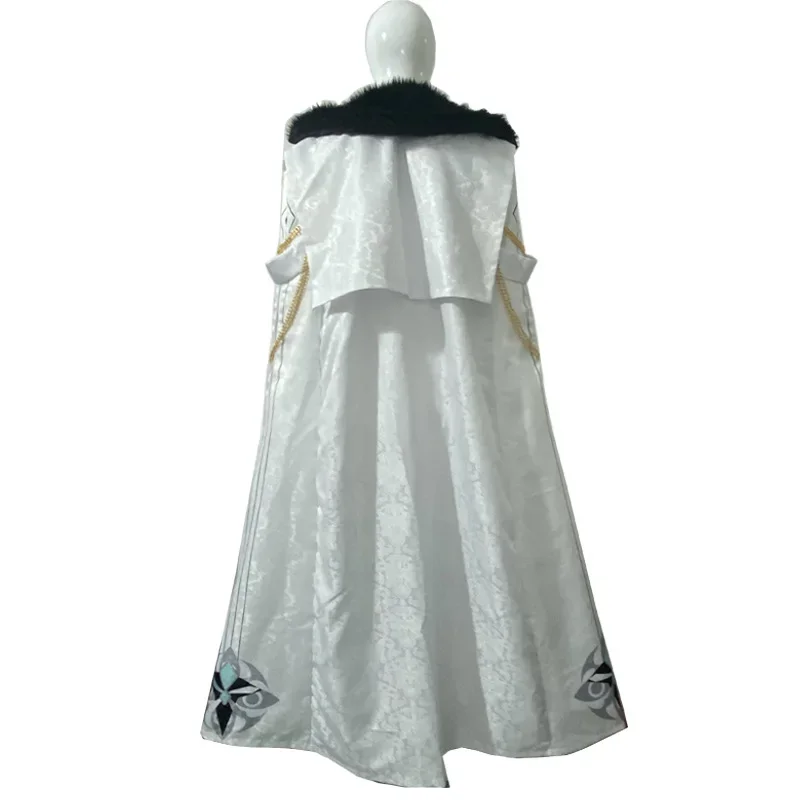 لعبة Genshin تأثير تأثيري زي للبالغين الرجال والنساء ، Fatui Tartaglia Cos ، وشاح عباءة ، هالوين كرنفال حزب الملابس