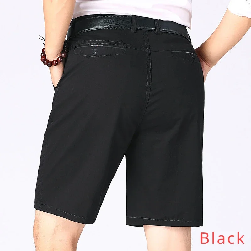 2024 Mens Classic Short Slim Mens Thin Soft Straight Fashion Casual Short shorts para hombre