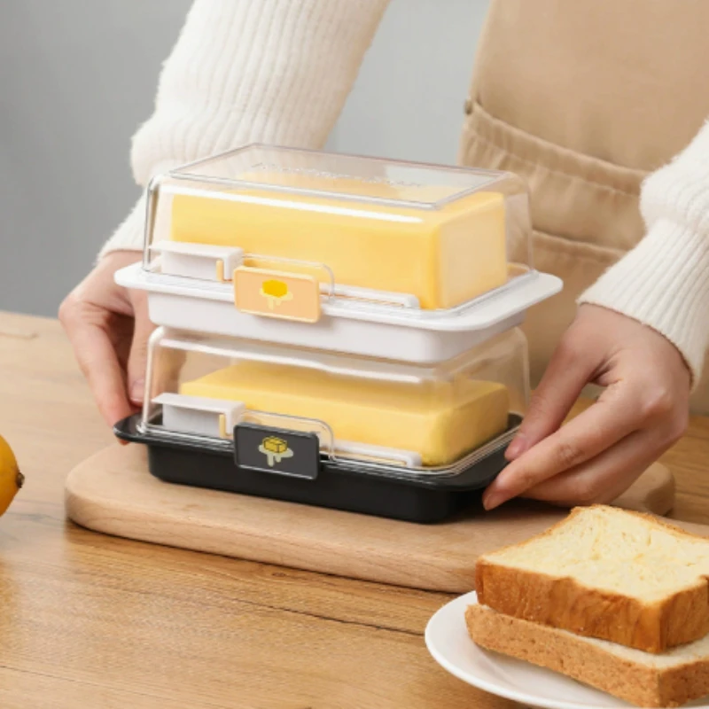 Kitchen Baking Storage Containers - Pojemnik na masło z przezroczystą pokrywką,