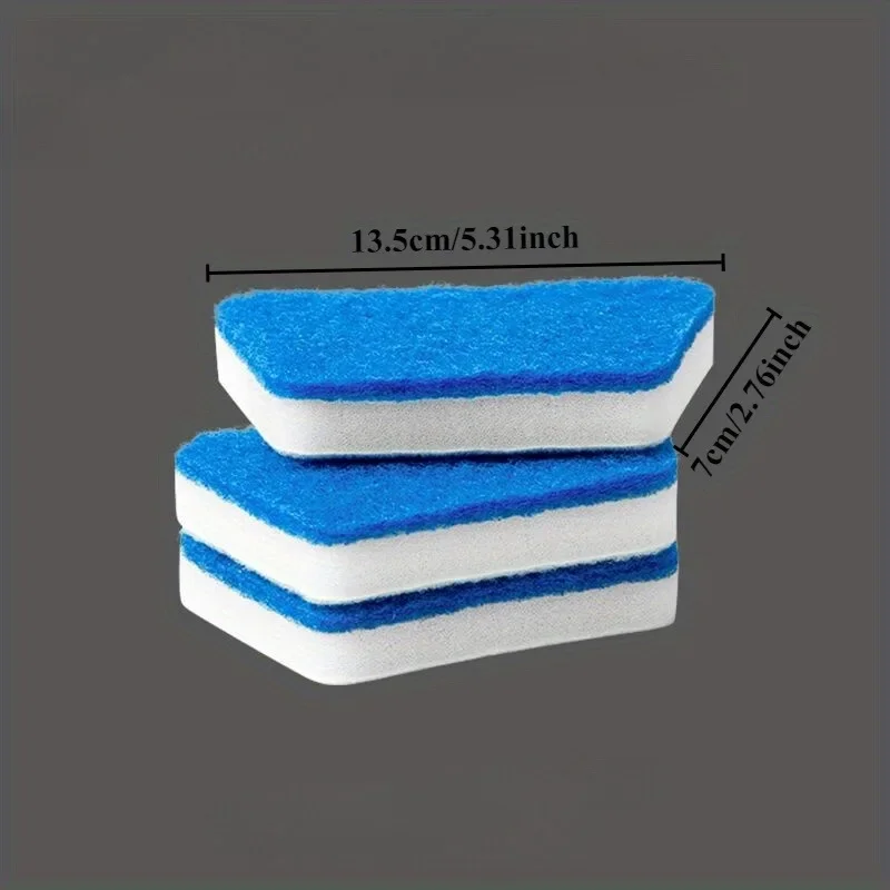 1 Multi-Purpose Cleaning Brush - Sponge Replacement Core - Manual Bathroom Kitchen Living Room Bedroom Toilet Cleaning