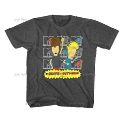 Beavis And Butthead Kids T-Shirt Rockin Out On Mtv Meme Tshirts High Quality