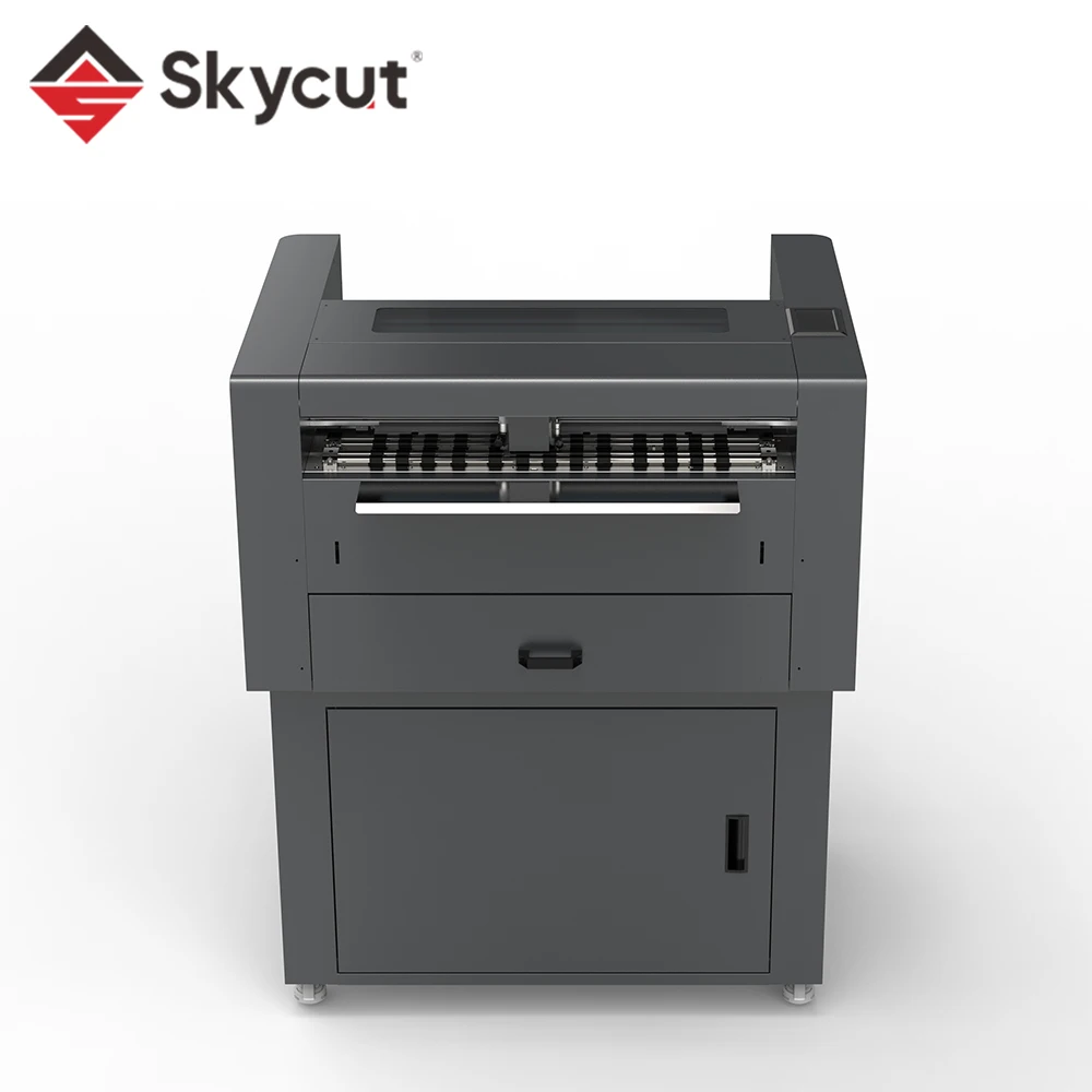 Skycut A3MAX5-600 CCD Camera Cardboard Cutting Machine Automatic Die Cutting and Creasing Machine with Tangential Creasing Wheel
