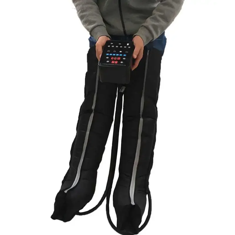 Leg Massager for Foot Calf Air Compression Leg Wraps with Portable Handheld Controller Improve Circulation and Recover Quickly