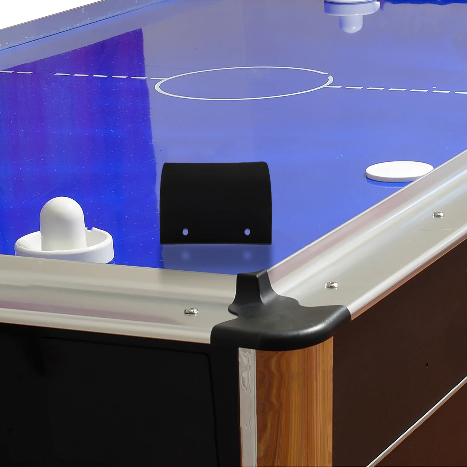 

4Pcs Hockey Table Edge Guards Plastic Protective Covers Replacement Parts for Tabletop Air Hockey Full Edge Protection