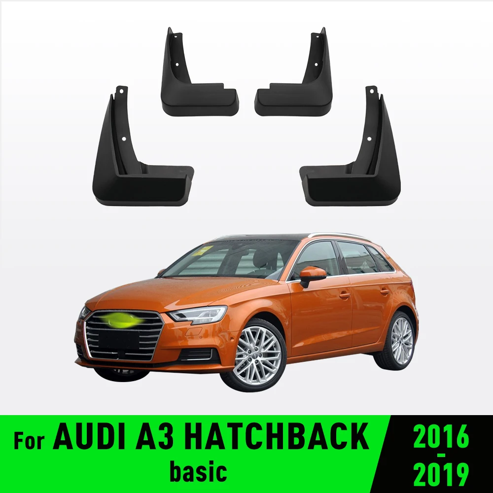 

For AUDI A3 HATCHBACK 2016 2017 2018 2019 Fender Mudflaps Splash Guards Mudguards Mud Flaps car Accessories