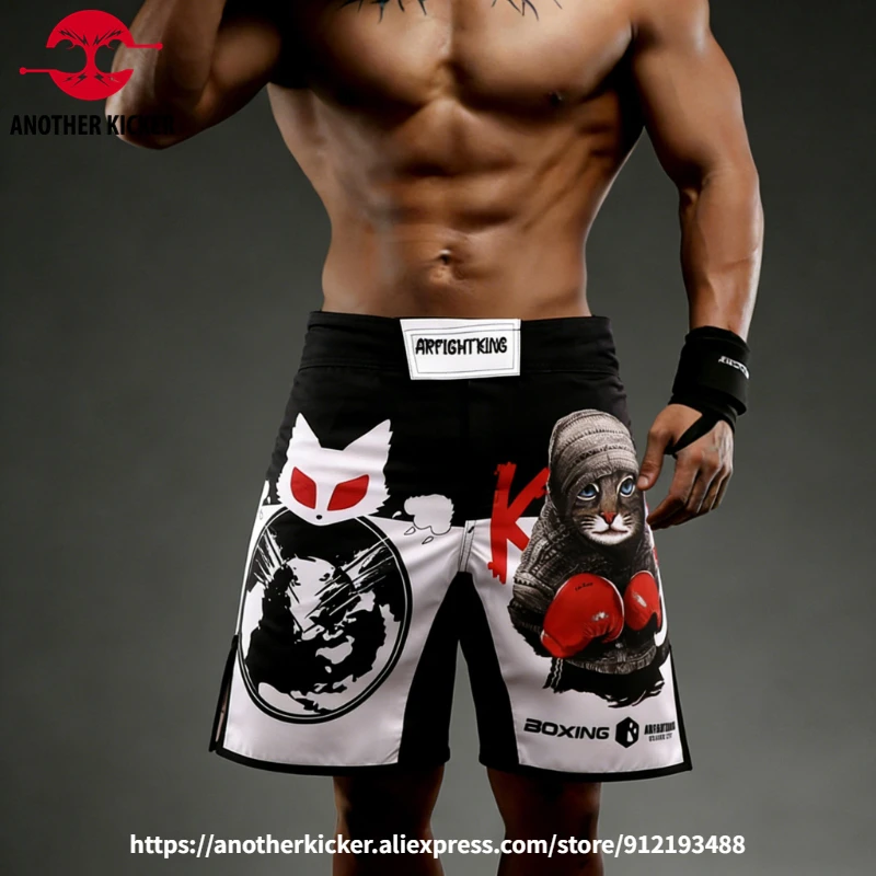 

Шорты для ММА, BJJ, грэпплинга, бразильского джиу-джитсу (без ги), тайского бокса, кикбоксинга, кросс-тренинга, тренировочные шорты для спортзала