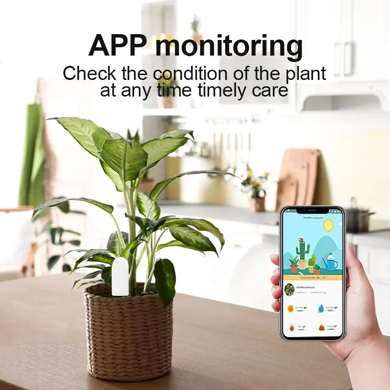 Smart Flower Care Monitor Work with MIJIA Flora Garden Care Plant Grass Soil Water Fertility Smart Tester Sensor Gardening Detec