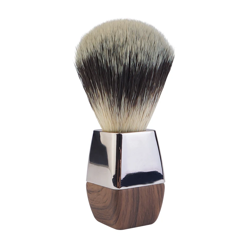 High Quality Badger Hair Shaving  Brush，  Shave Stand and 3 Blade Razor Metal Men shaving set for men shave