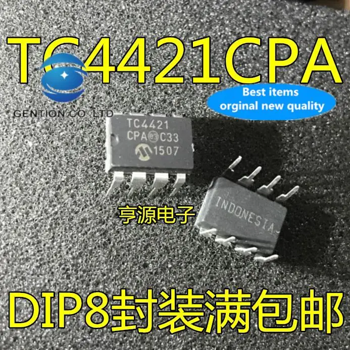 

10pcs 100% orginal new in stock TC4421 TC4421CPA TC4421EPA DIP8 in-line MOSFET driver chip