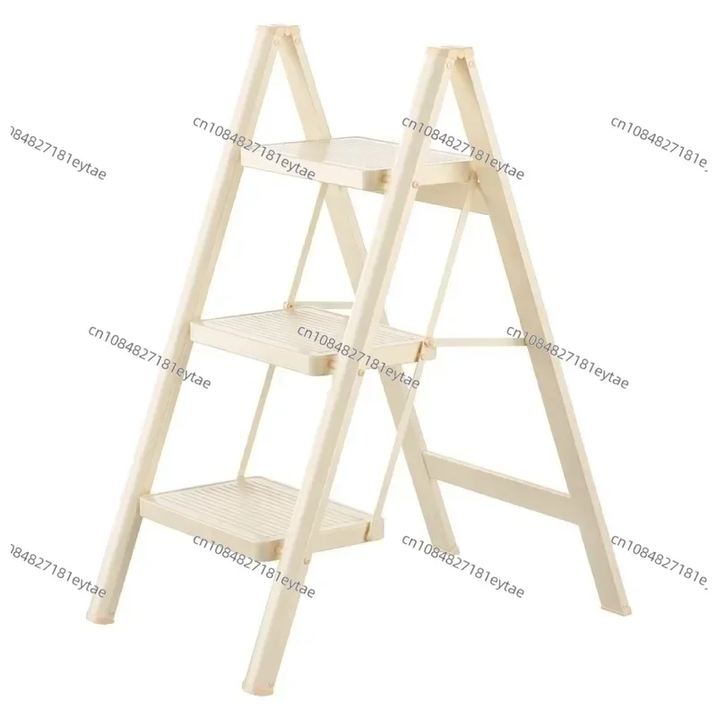 Household Portable Thick Folding Multifunctional Ladder Indoor Safety Portable and Extendable Small Ladder Stool