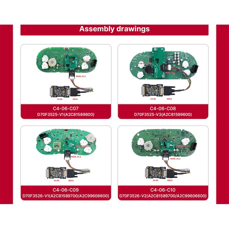 OBDSTAR MQB ( 5A ) V850 Adapter Kit Work with RH850 V850 C4-06 Adapter Read IMMO Data For X300 G3 Key Master 5 X300 MINI for V.W