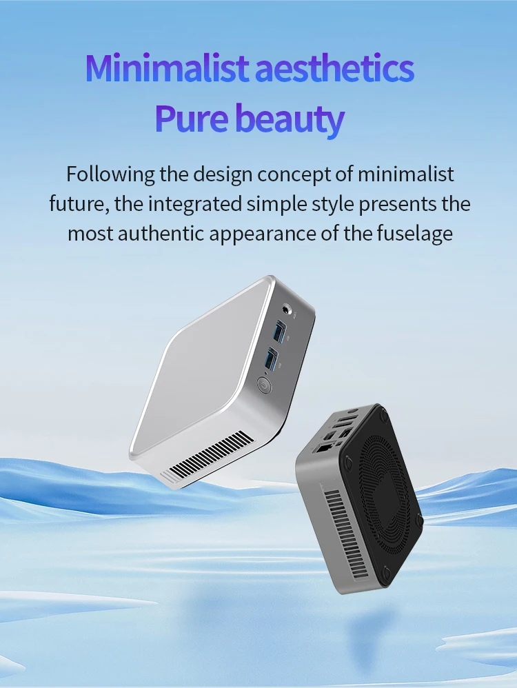 WUDUNG C0B Mini PC Twin Lake N150 16GB DDR4 3200MHz 512GB SSD Windows 11 WiFi 5 Desktop Computer for Office And Gaming