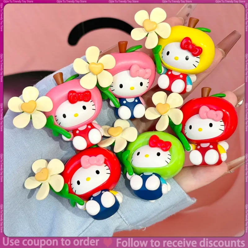 

NEW Genuine Hellokitty Windmill Fun Series Windmill Cute Bean Figurine Blind Box Desktop Ornament Cute Gift For Girls Surprise