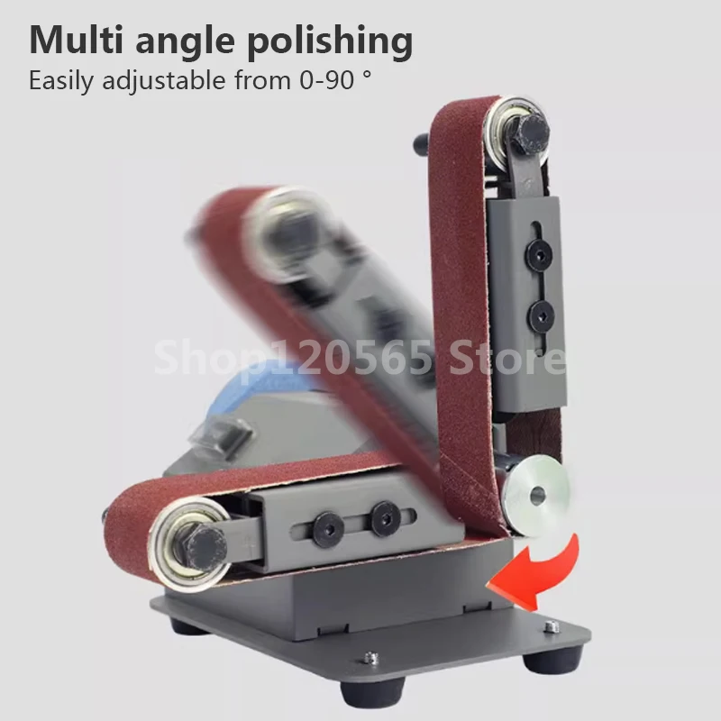 110 V/220 V Mini ponceuse à bande ponçage électrique polissage rectifieuse 775/795 moteur vitesse continue outil de meulage multifonction