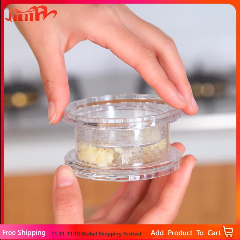 

Ginger Garlic Crusher Garlic Peeler Kitchen Grinder Plastic Box Ginger Nut Cookie Crusher Ginger Squeeze Chopper Kitchen Gadgets