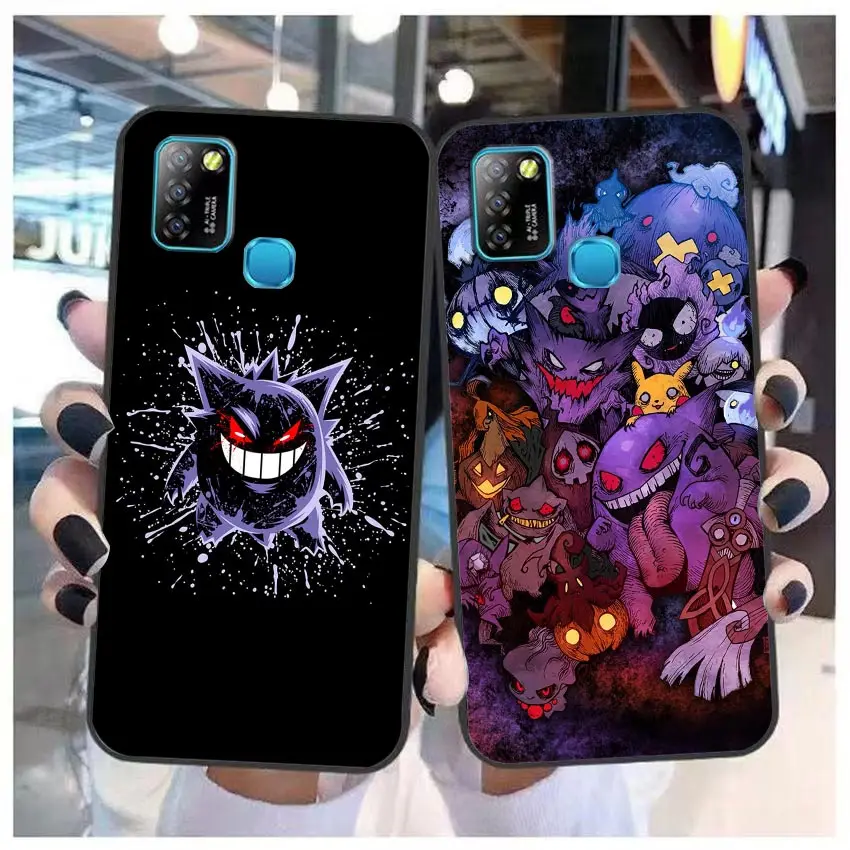 P-Pikachu P-Pokemon G-Gengar Phone Case For Infinix CAMON 19 16 ZERO 30 X NEO 20 8 POVA 5 4 2 NOTE 30 12 G96 11 10 8 Case Funda