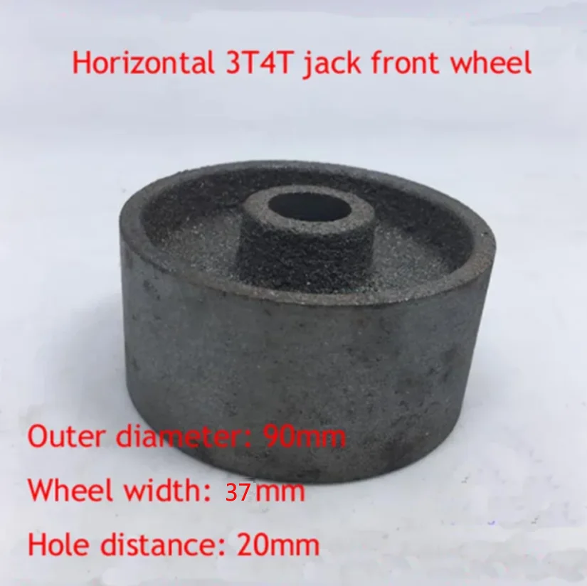 3T 4T poziome Jack żelazne koło kołowrotek podnośnik hydrauliczny przednie koło