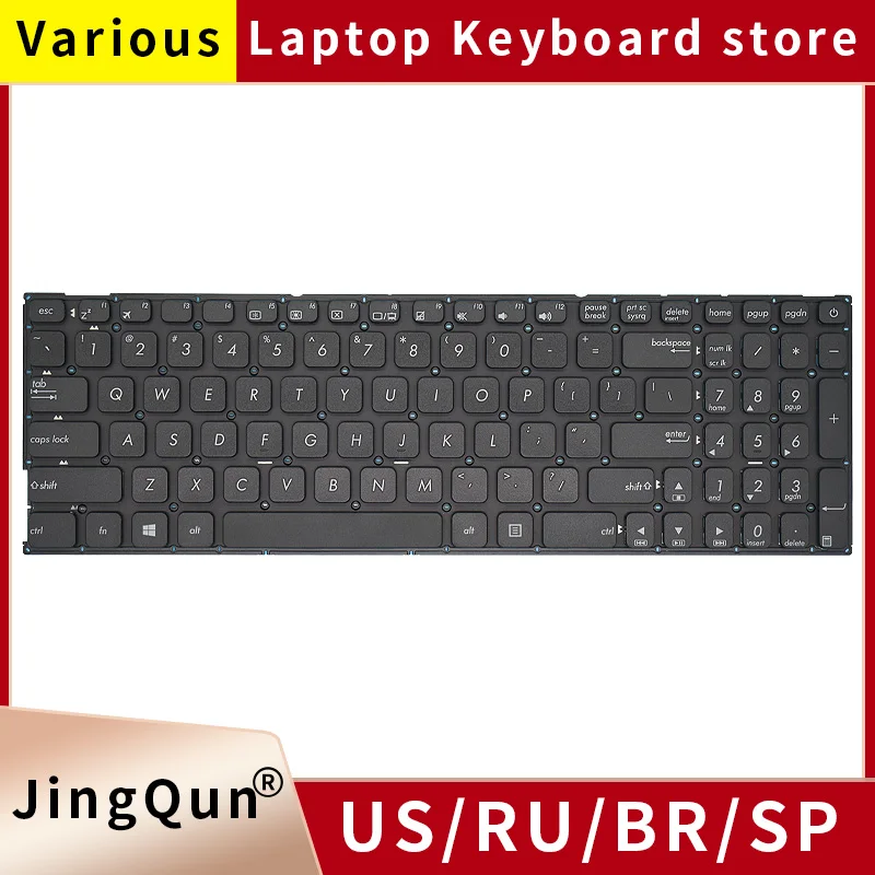 Original US Russian SP BR Laptop Keyboard For ASUS A541U X541S F541U VM592U X541SC X541LA R541U D541S k541U/UJ/L/N X541N X541U