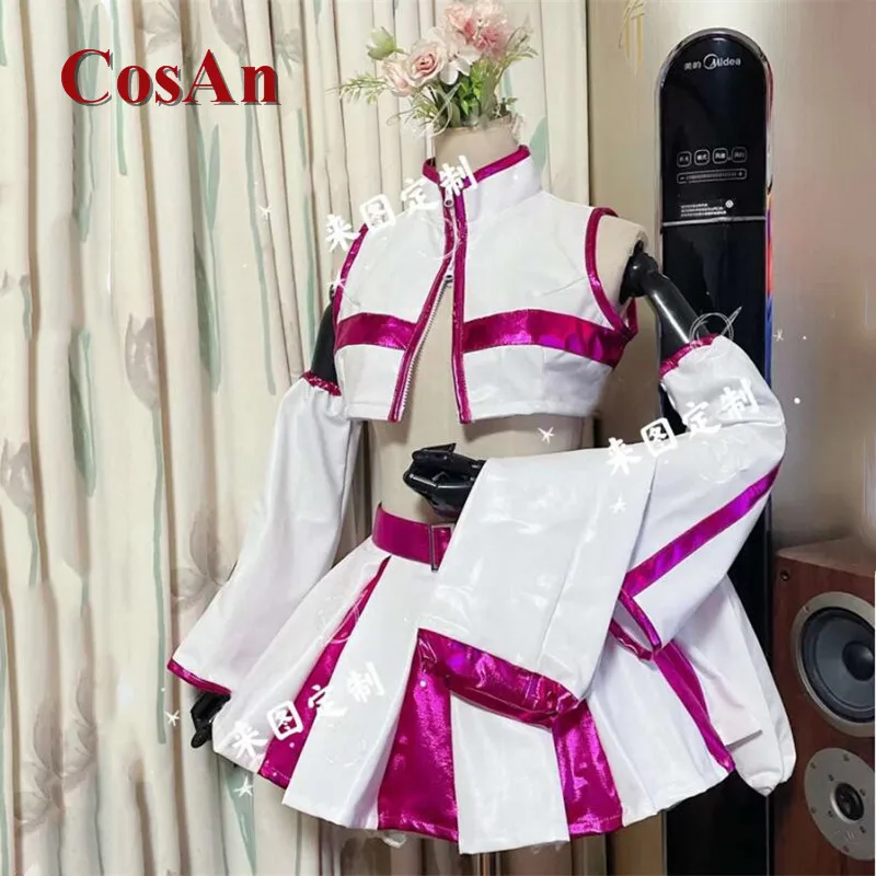 CosAn Anime Ririsa Of 2.5 Dimension Ririsa Cosplay Costume Sweet Lovely Skirt Activity Party Role Play Clothing Custom-Make