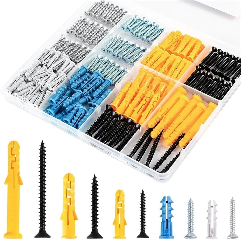 ABLJ 270Pcs Wall Anchors For Home Improvement And Decor, Replace Picture Hanging Nails With Drywall Anchors For Frame Canvas