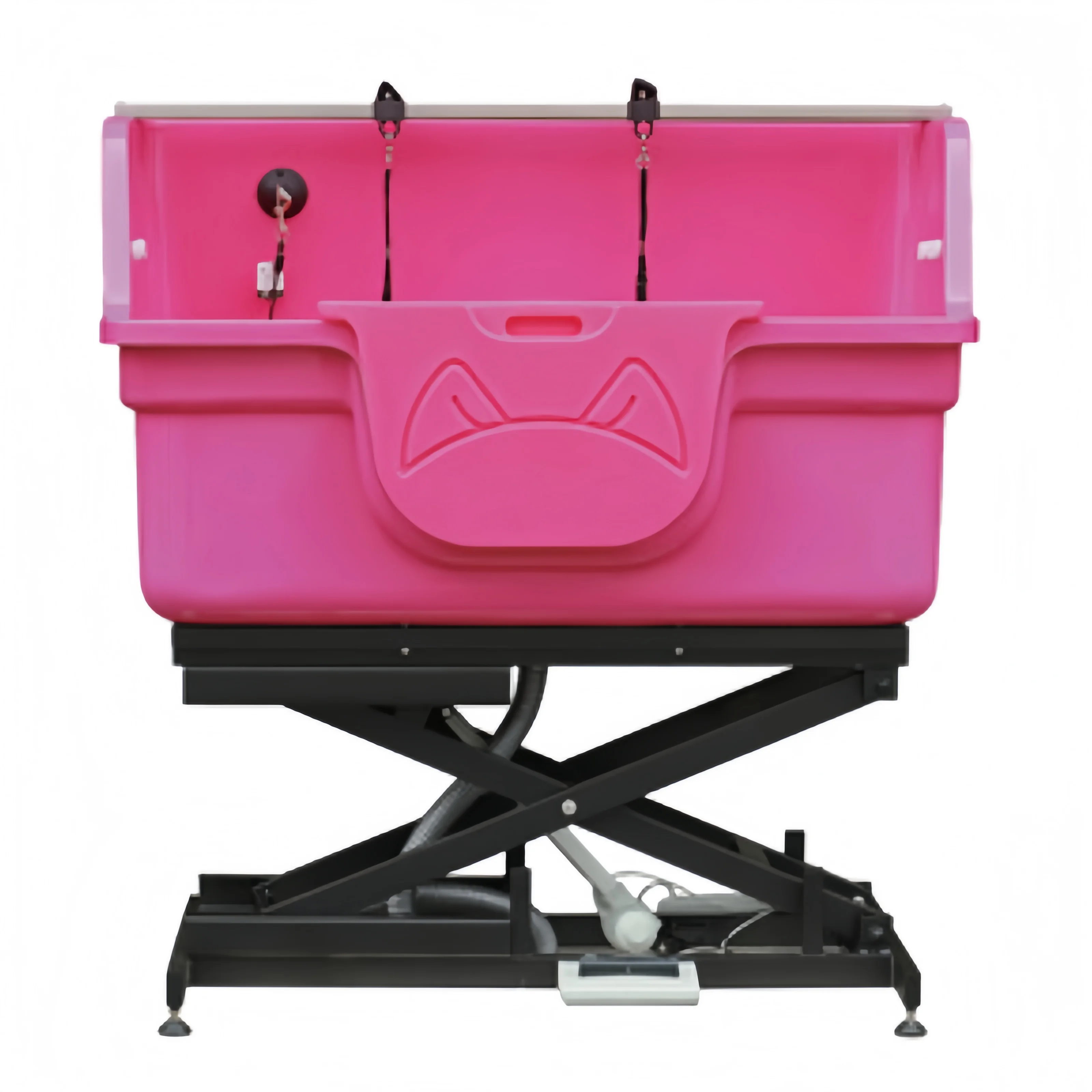 Electric Lift Acrylic Pet Bathtub with Customizable Color Options for Dog & Cat Grooming
