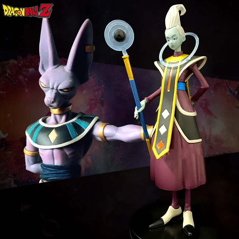 17-20cm Dragon Ball Beerus Figure Gods Destruction DXF Whis Beerus Figures Figurine Amine PVC Statue Model Doll Collectible Toys