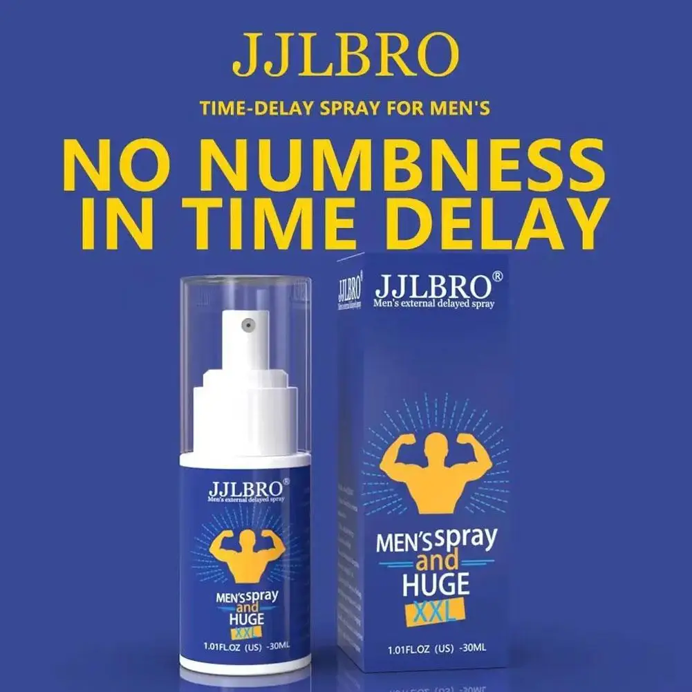JJLBRO-Spray retardante para hombre, potente y duradero, 30ML, aceite divino de la India, juguetes sexuales para parejas, producto Sexual para hombres, cuidado Sexual para adultos más largo