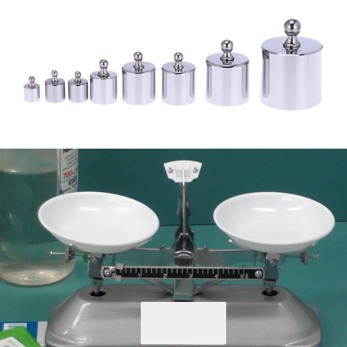 

Digital Scale Weight Set Stainless Steel Balance Calibration Weights Weights for Lab Commercial Use