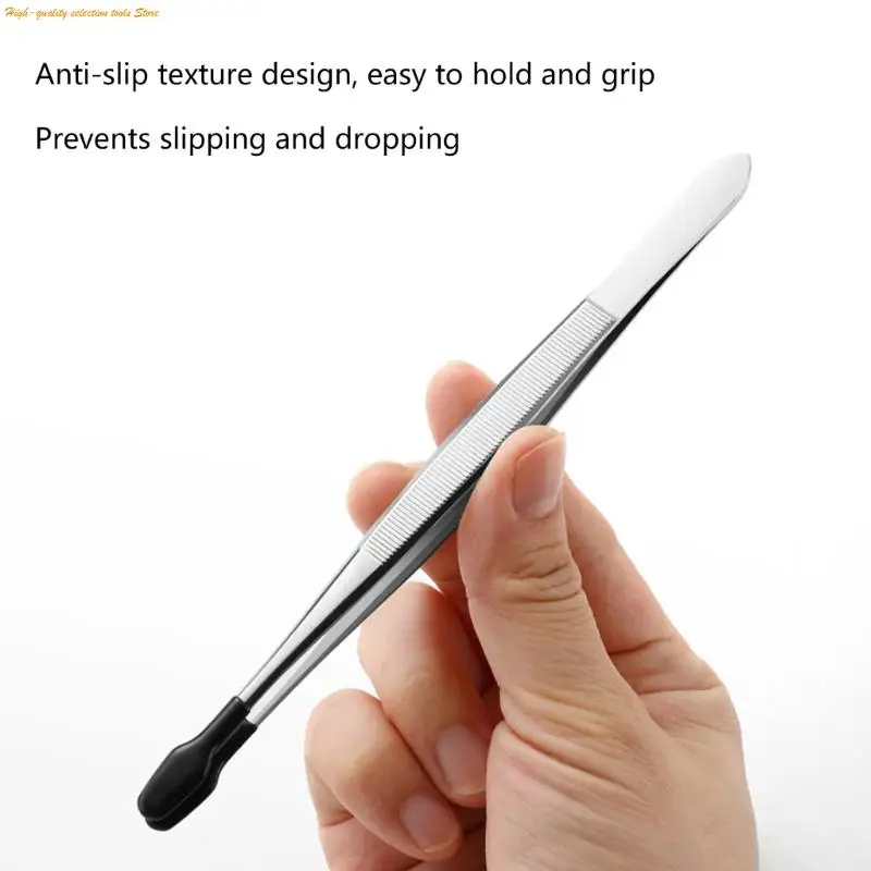 203F Stainless Steel Crafting Tool Silicone Coated Tip For Fragile Object Handling