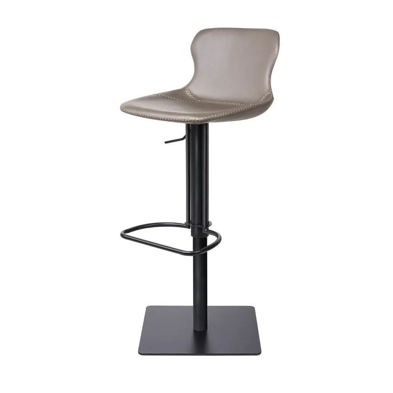 Nordic modern simple bar chair, high chair, bar stool, back lift, rotation, luxury bar chair 727