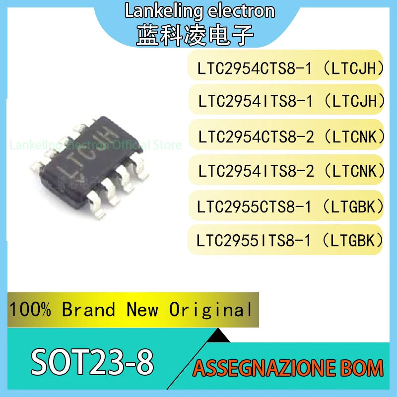 LTC2954CTS8-1 LTC2954ITS8-1 LTC2954CTS8-2 LTC2954ITS8-2 LTC2955CTS8-1 LTC2955ITS8-1 LTCJH LTCNK LTGBK IC New Original chip SOT