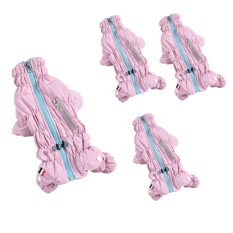 

Snowproof Dog Windbreaker Apparel For Small Medium Puppy Warm Winter Outdoor Jacket Pet High Neck Warm Clothes