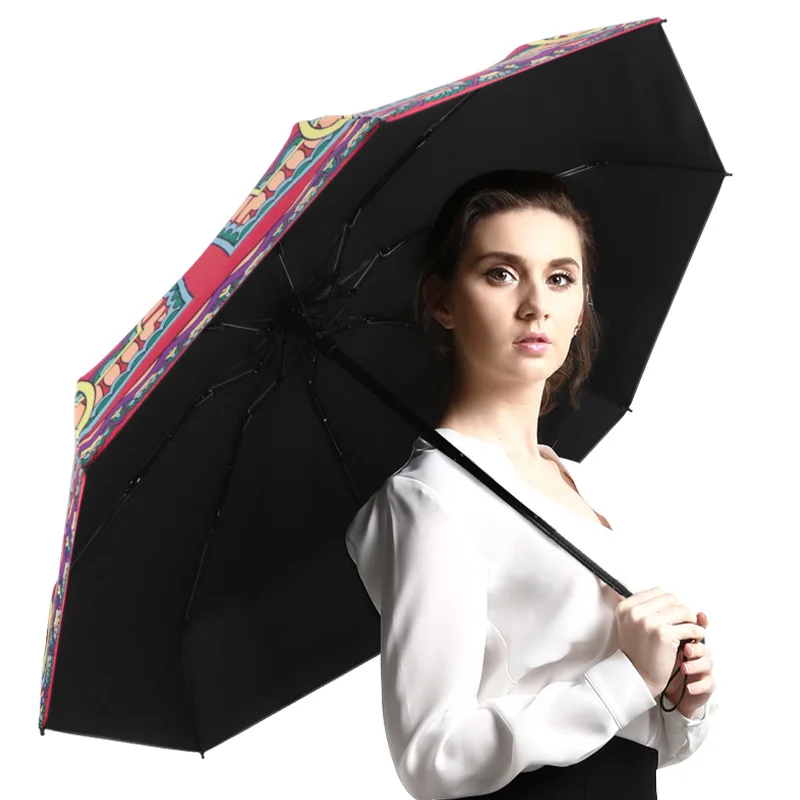 

Five-fold lightweight mini pocket umbrella vinyl sunscreen UV sunshade umbrella