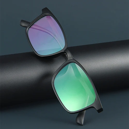 Imagen 2 del producto Gafas de lectura fotocromáticas ultraligeras de titanio puro antiluz azul para hombres, protección contra la radiación, gafas para presbicia por ordenador