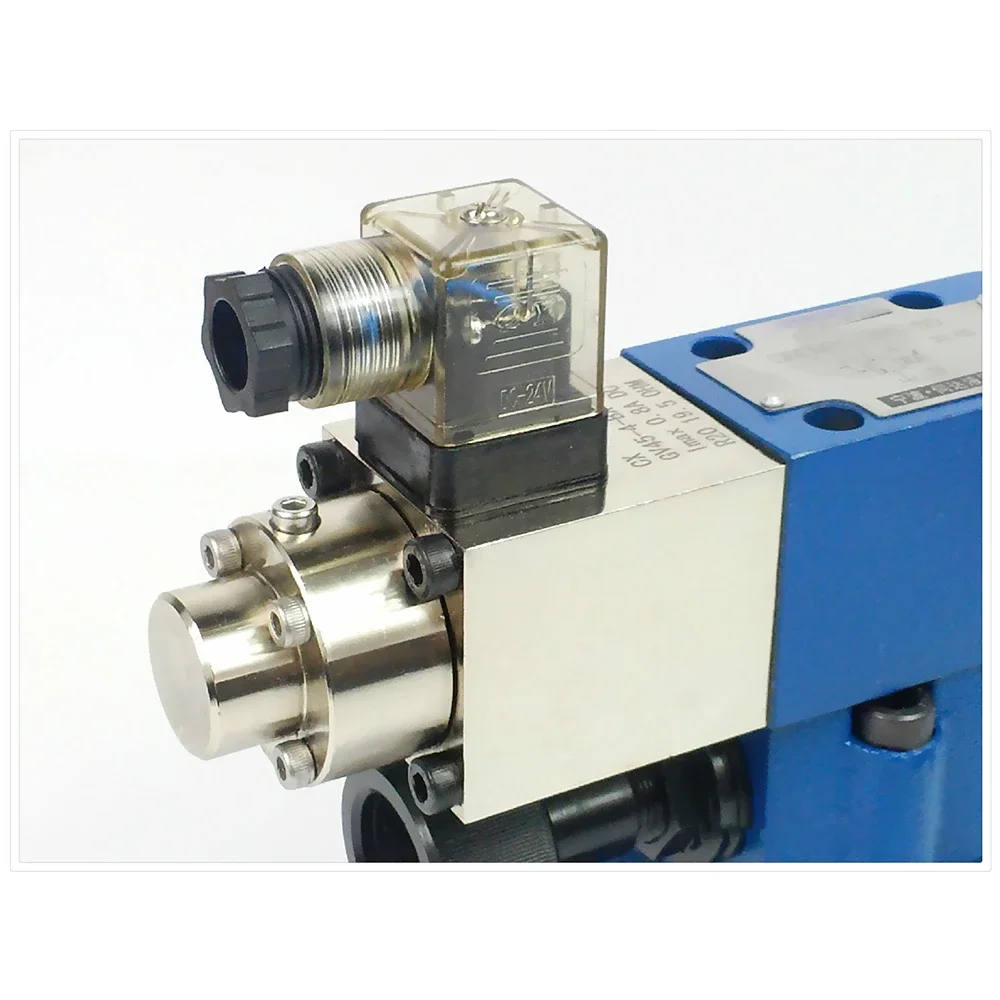 Proportional pressure relief pilot operated single source proportional hydraulic valve