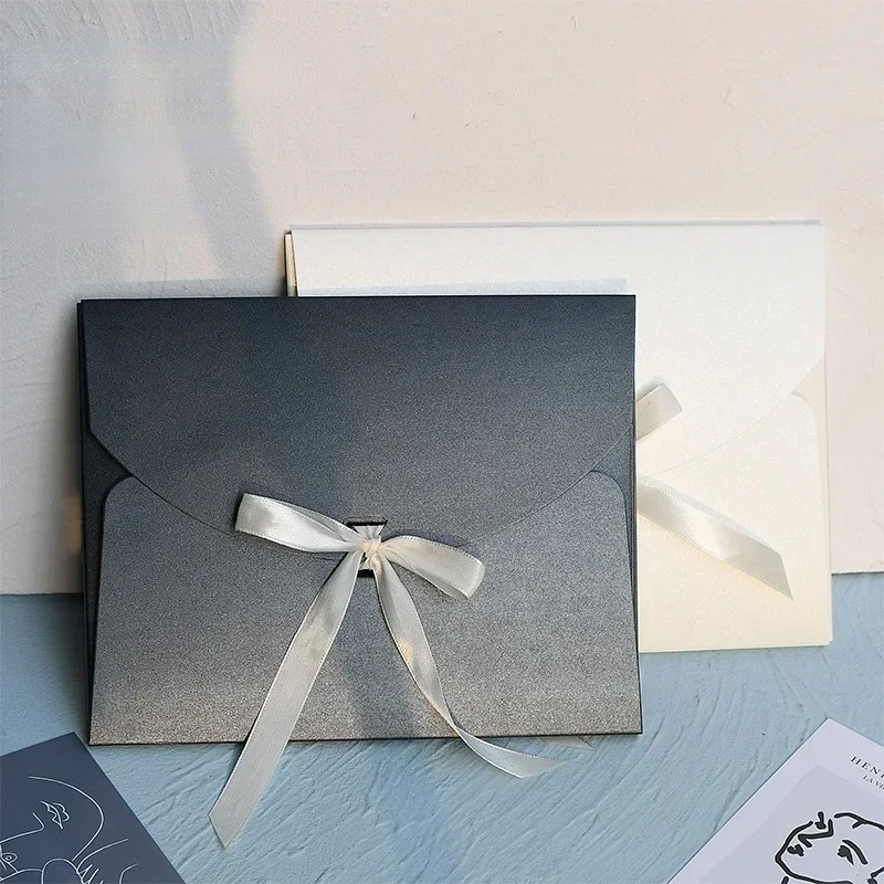 5pcs Diy Gift Box Pearl Foldable Paper Silk Scarf Packaging Bag Gift Packaging Box for Wedding Party, Valentine\'s Day