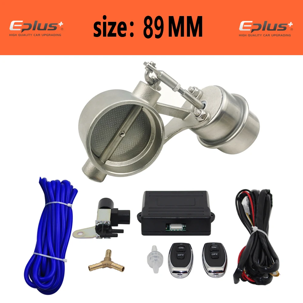 EPLUS Universele Auto Uitlaatpijp Vacuümklep dempers Kit 51 60 63 70 76 MM Controle Sets Controller Apparaat Afstandsbediening